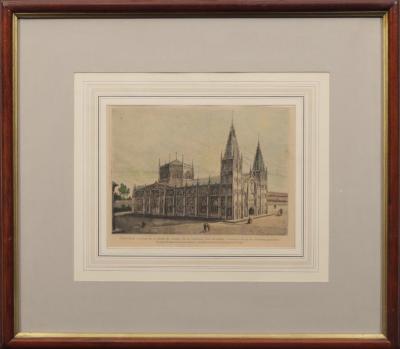 Manila. - Iglesia de La Virgen del Carmen, que se construye, toda de hierro, á expensas de los PP. Augustinos Recoletos.