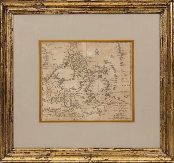 Nuoua et Accurata Carta del l'Isole Filippine, Ladrones, e Moluccos, Isole delle Speziarie como anco Celebes and c. data in luce da Isaac Tirion